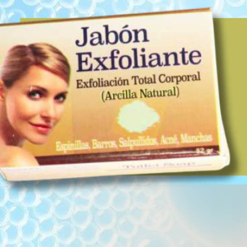 Jabon exfoliante de arcilla 52 gr