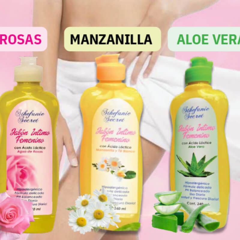 Jabón intímo aloe vera Sthefanie secret 250 ml