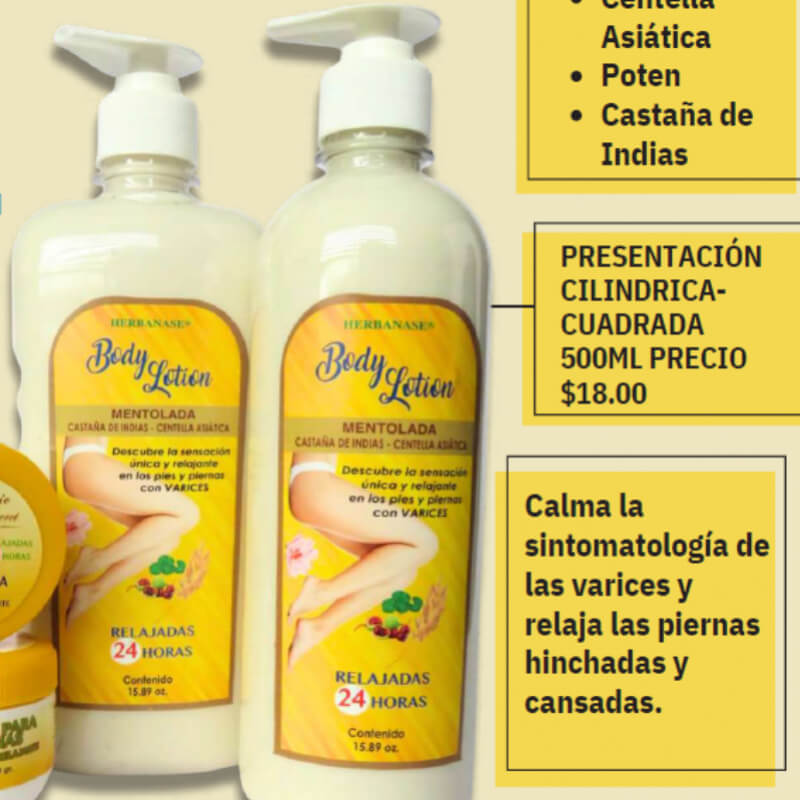 Body Lotion piernas cansadas 120 ml