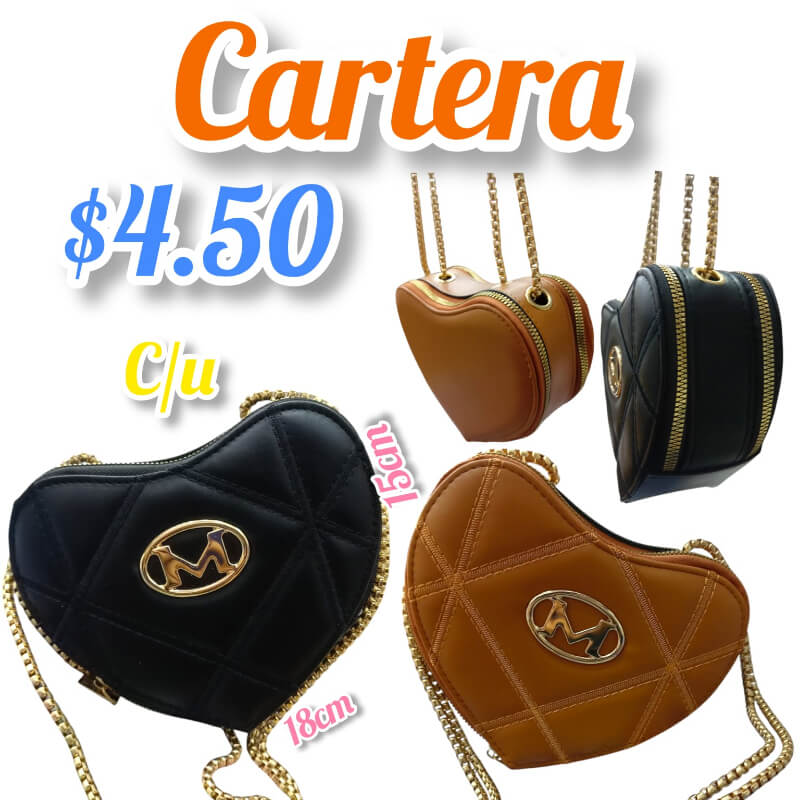 Cartera corazón M