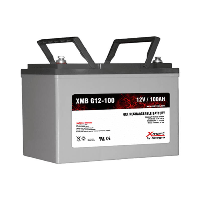 Xmart | Batería de Gel 12V/100Ah | VRLA AGM/GEL de Descarga Profunda