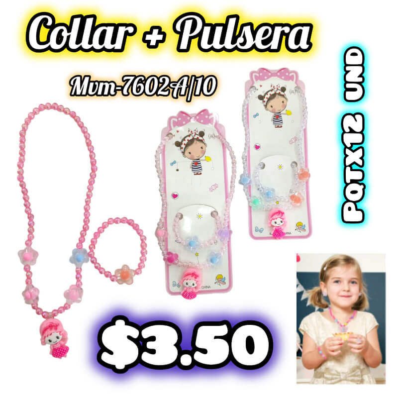 Cadena + pulsera de niña