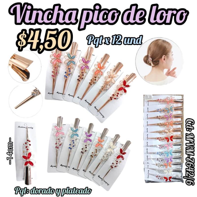 Vinchas pico de loro