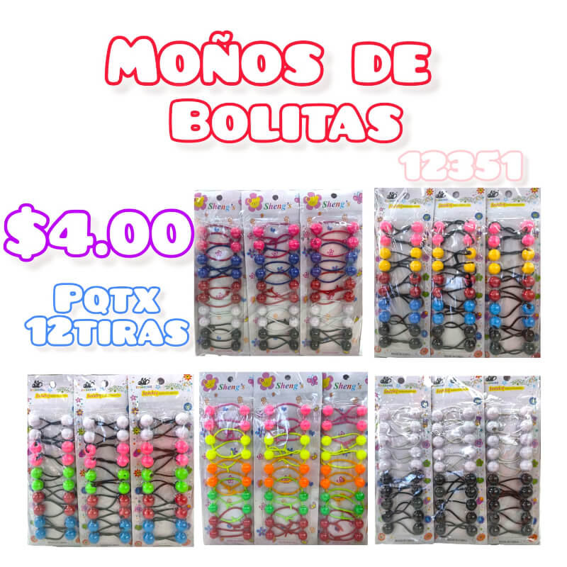 Moños de bolita