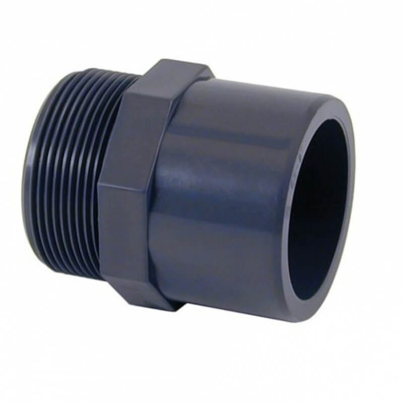 Adaptador PVC Macho 40mm × 1½