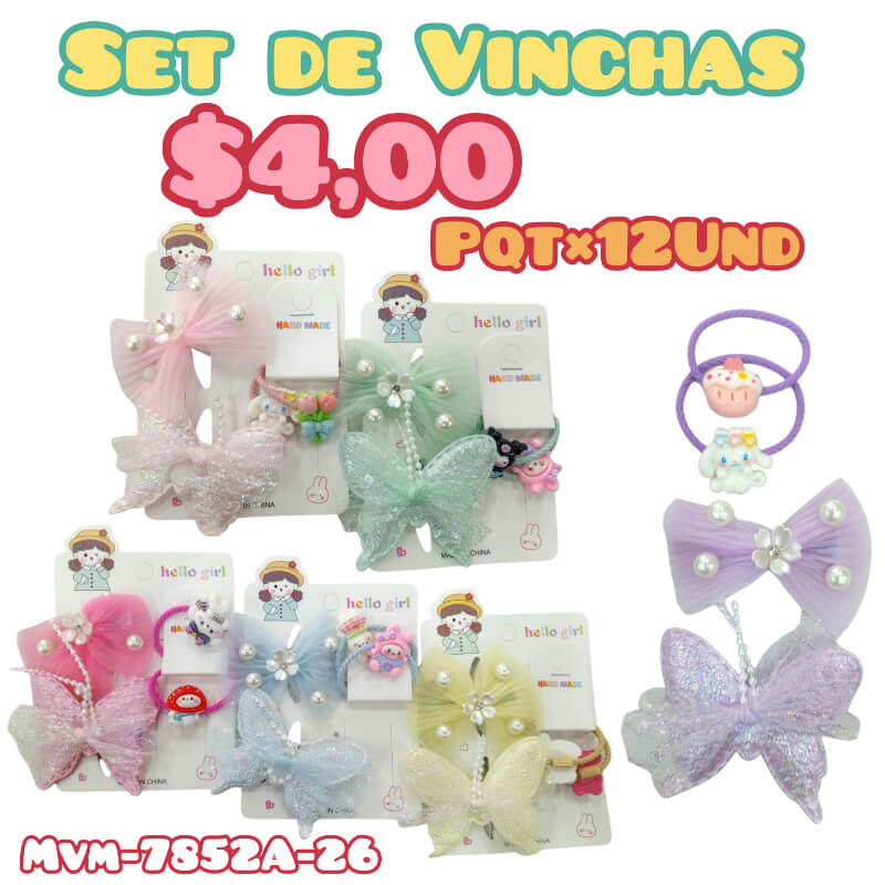 Set de vinchas