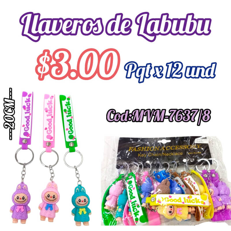 Llavero de labubu