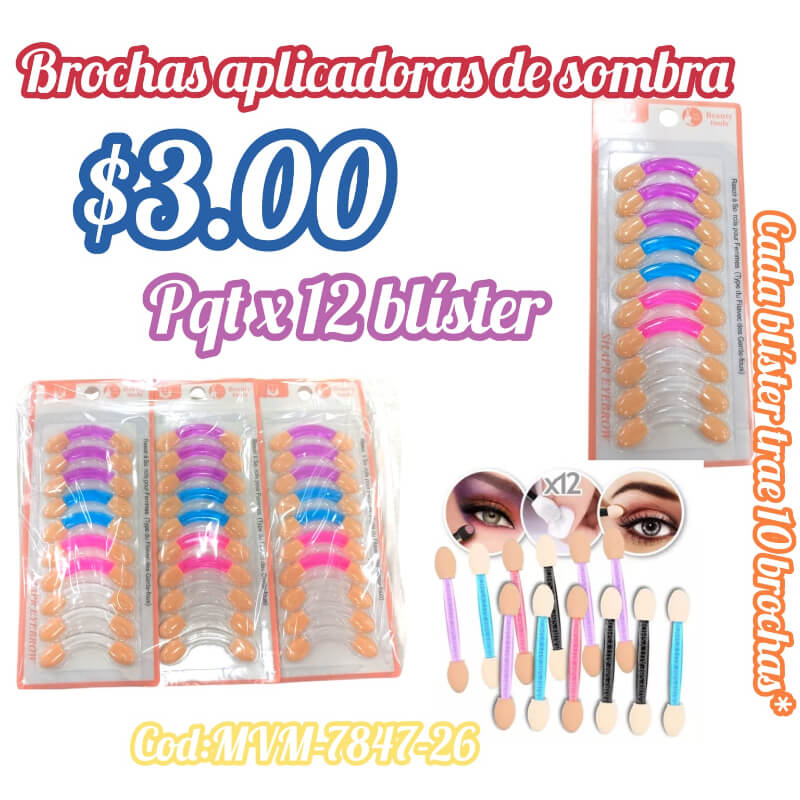 Brochas aplicadores de sombras