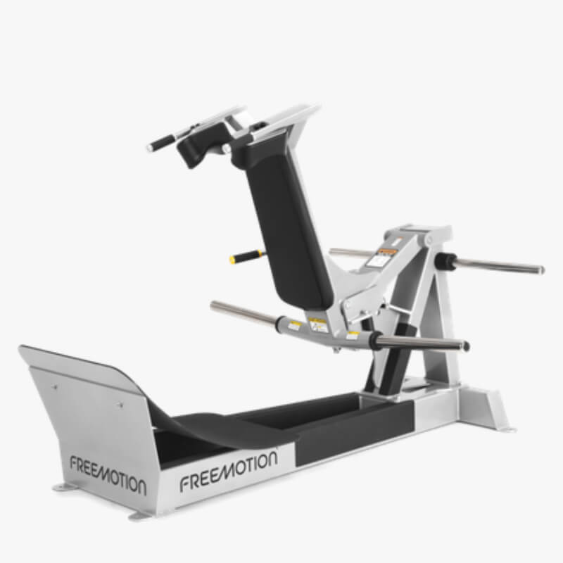 Sentadilla con placa cargada Freemotion | Fitness Solutions Ecuador