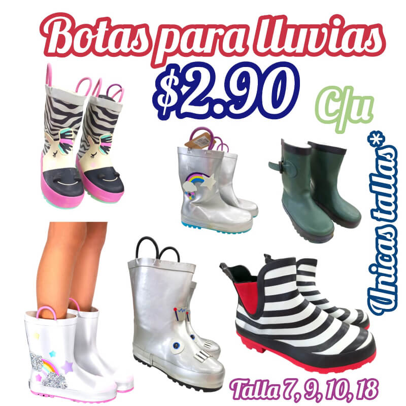 Botas para lluvias