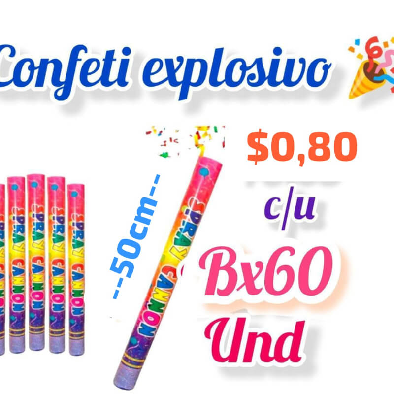 Confeti explosivo