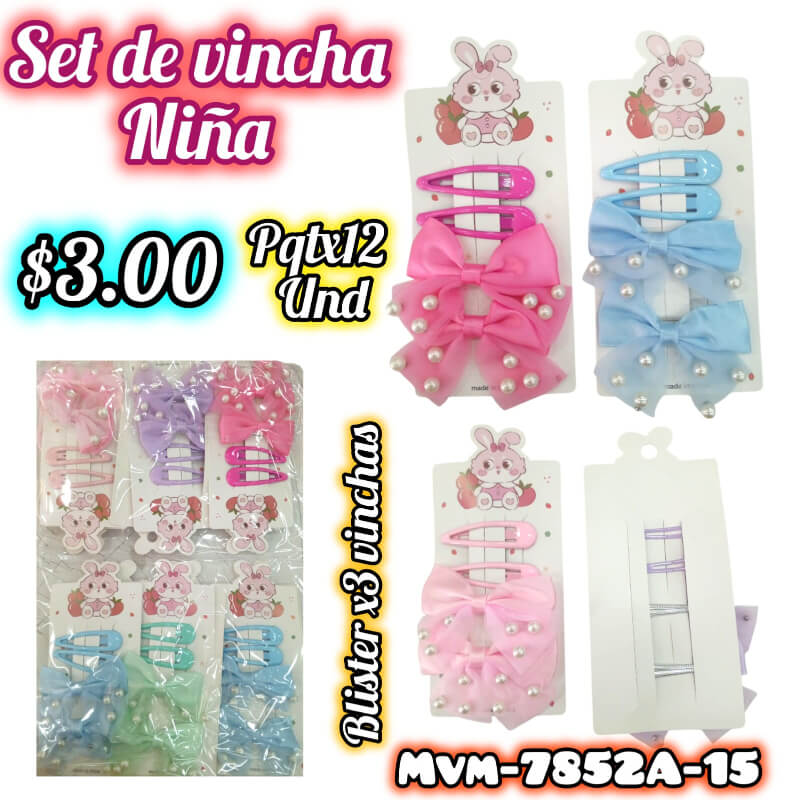 Set de vincha de niña