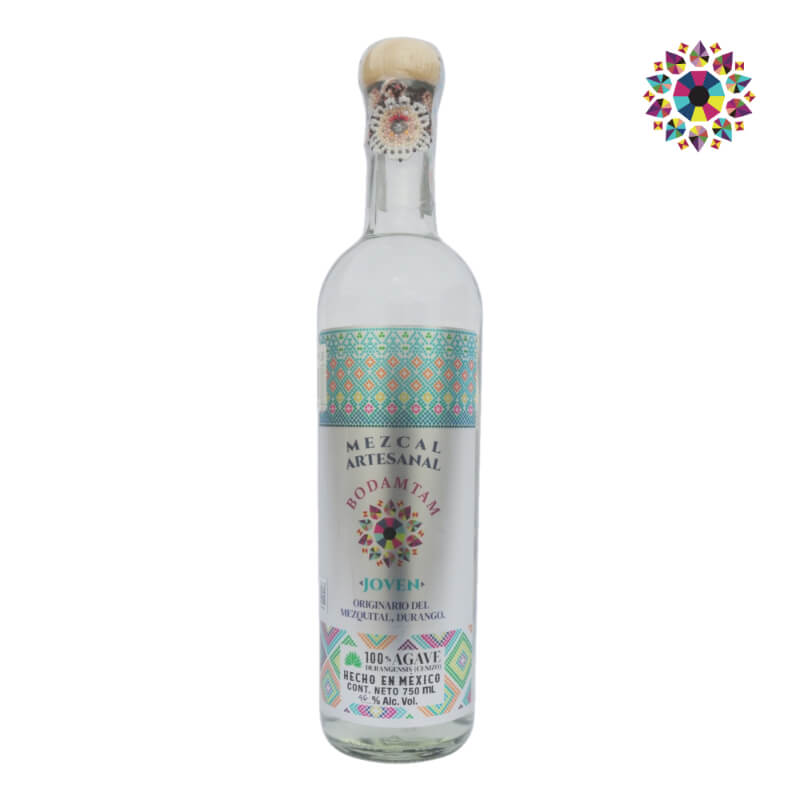 Mezcal Artesanal Bodamtam Cenizo 42° – La Esencia del Norte y Molienda a Hacha en Cada Gota