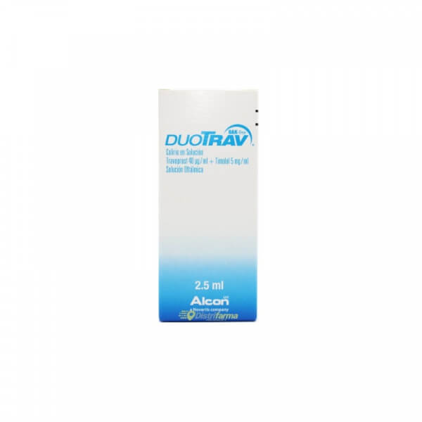 DUOTRAV B FREE 40/5MG SOLUCION OFTALMICA X 2.5ML *1