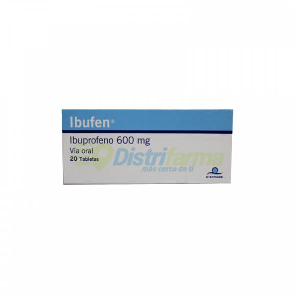 IBUFEN 600MG TABLETAS X 20*2