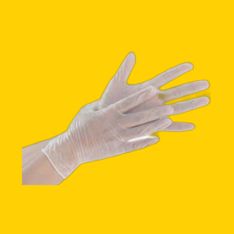 GUANTES DE VINILO BIOFIT NATURAL LARGE X 100 UNIDADES