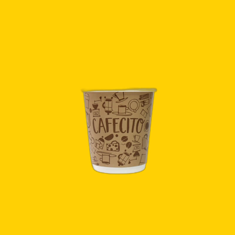 VASO CARTON 9 ONZ CAFECITO X 25 U.