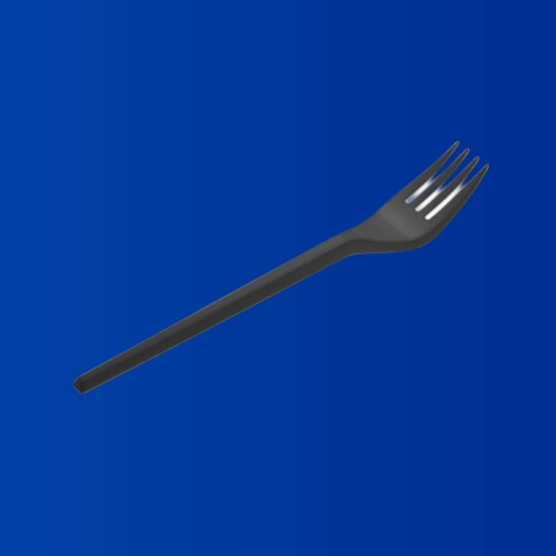 TENEDOR NEGRO CONSUPLAST X 50