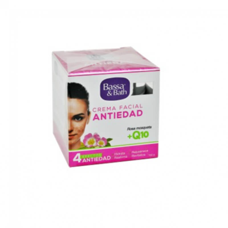 CREMA FACIAL ANTIEDAD Q10 BASSA 100GR *1(*)