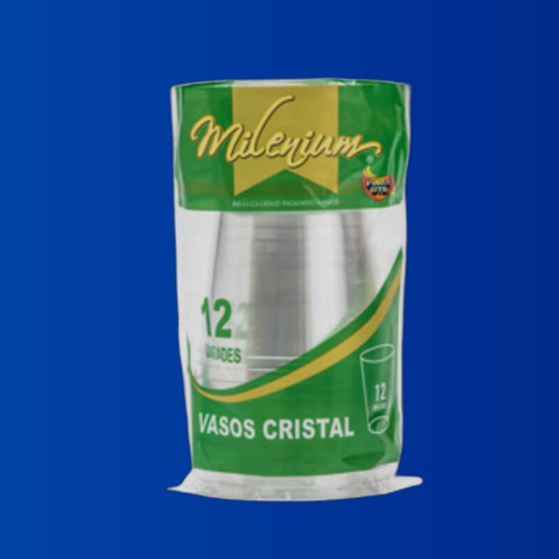 VASO CRISTAL MILENIUM 12 ONZ X 12
