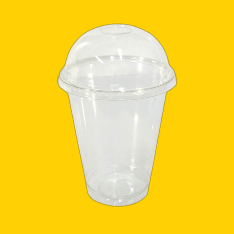 VASO DOMO 16 ONZ TRANSP. GRUESO X 25 UNIDADES