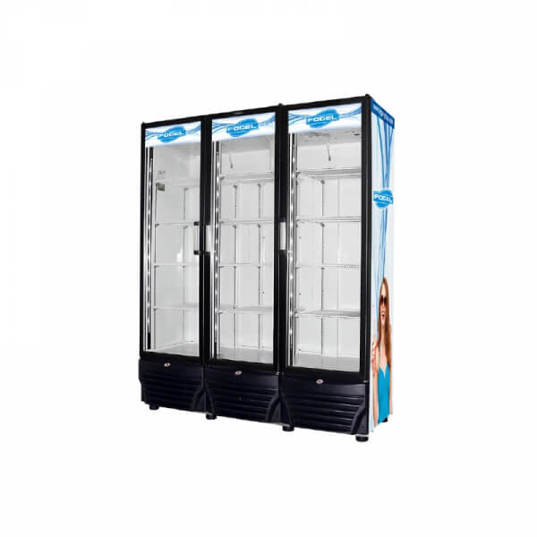 VITRINA PANORAMICA DE 3 PUERTA FROSTER X-43-PVPH-R-HC DE 43 PIES