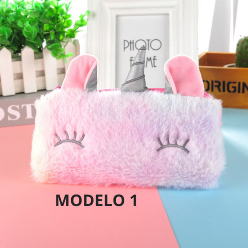 Cartucheras De Unicornio Afelpadas