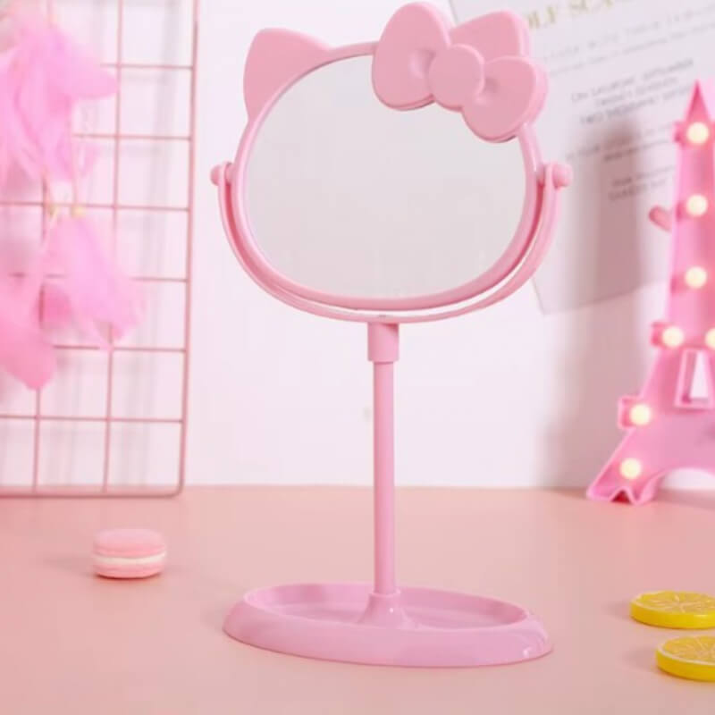 Espejo Con Pedestal Hello Kitty