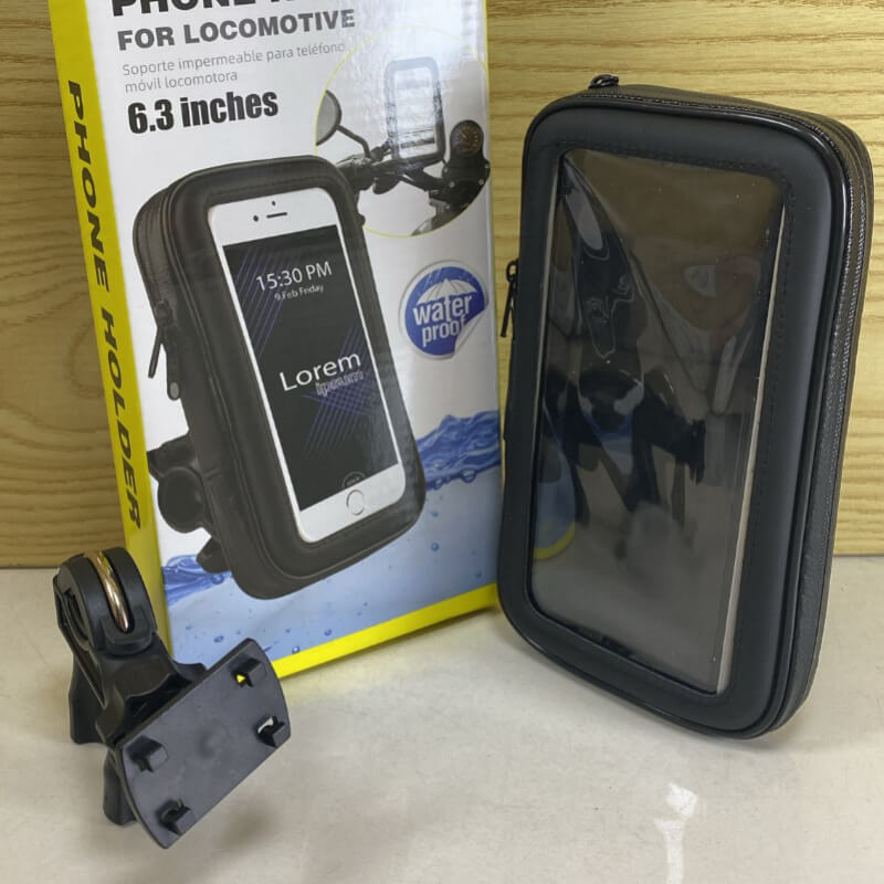 Funda impermeable con soporte de moto