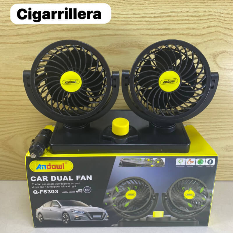 Ventilador de carro 12v DOBLE
