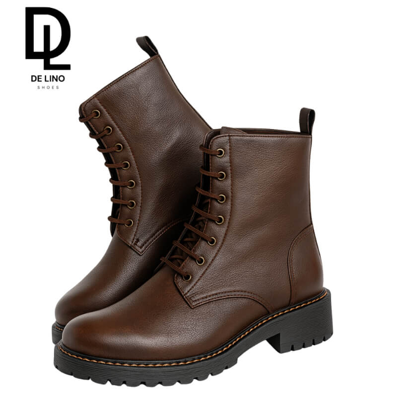 Botín SUEZ Sintético para Mujer | Estilo Militar Urbano, Comodidad Premium y Resistencia | Calzado de Lino