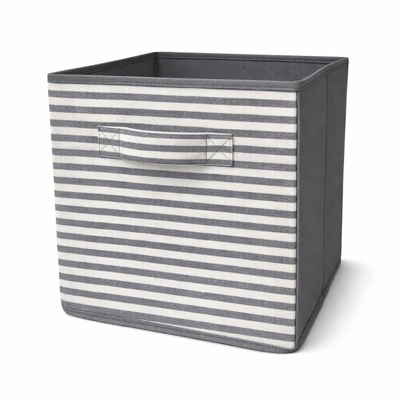 Caja Organizadora Gris rayas