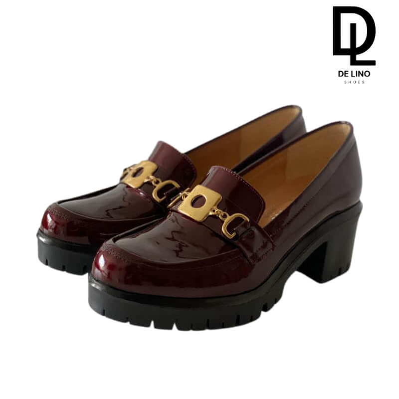 JUDEA Sintético – Mocasín Casual con Tacón y Herraje Decorativo | Estilo y Confort al Mejor Precio