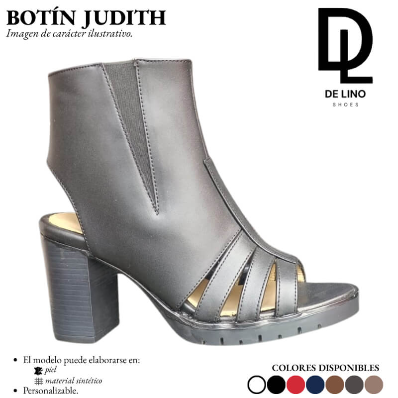 Botín de Piel JUDITH – Elegancia Formal con Diseño Despuntado y Tacón 7CM | Hecho en México