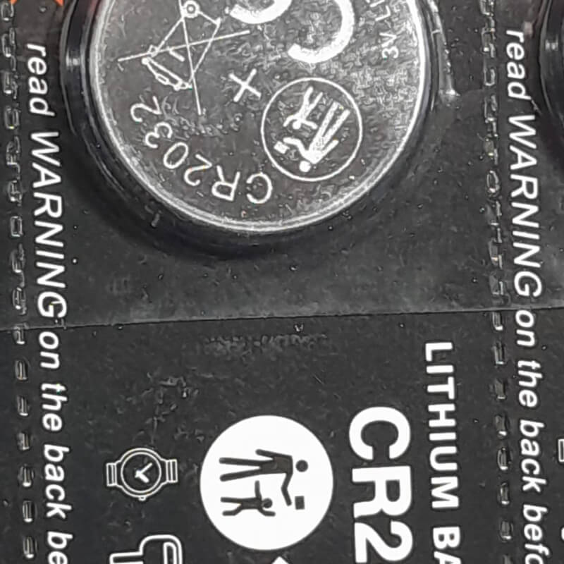 Pila de litio CR2032 de 3V
