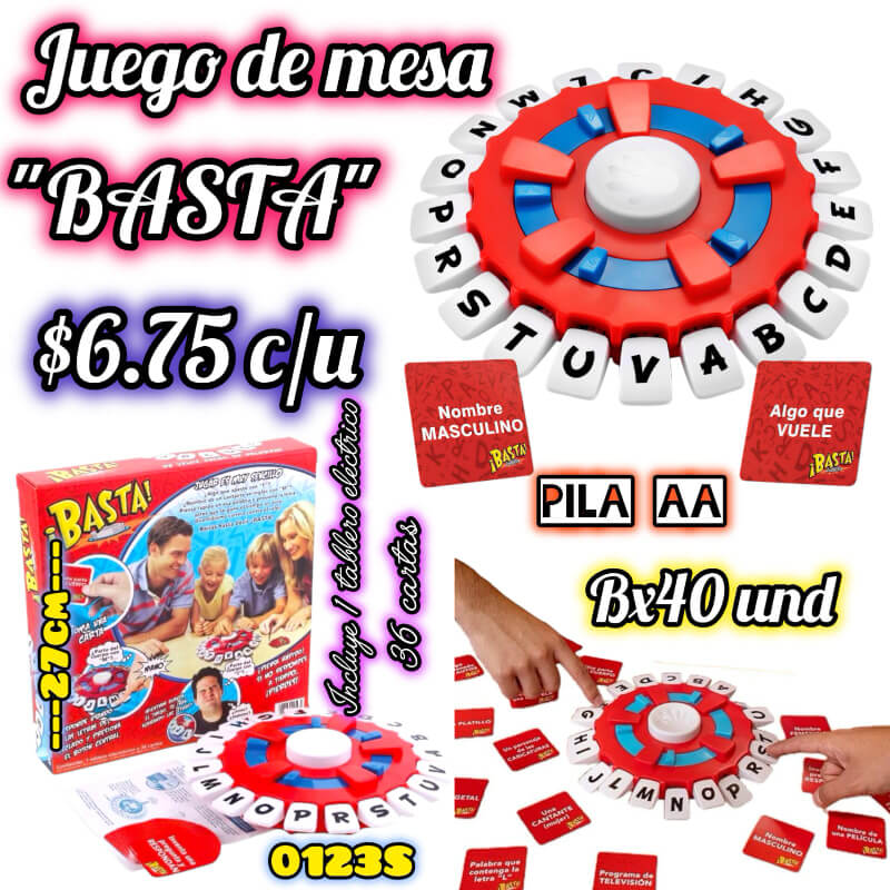 JUEGO DE MESA BASTA