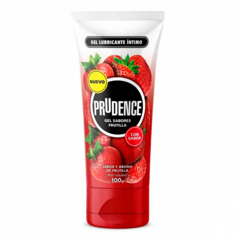 LUBRICANTE PRUDENCE DE FRUTILLA 100 GRAMOS