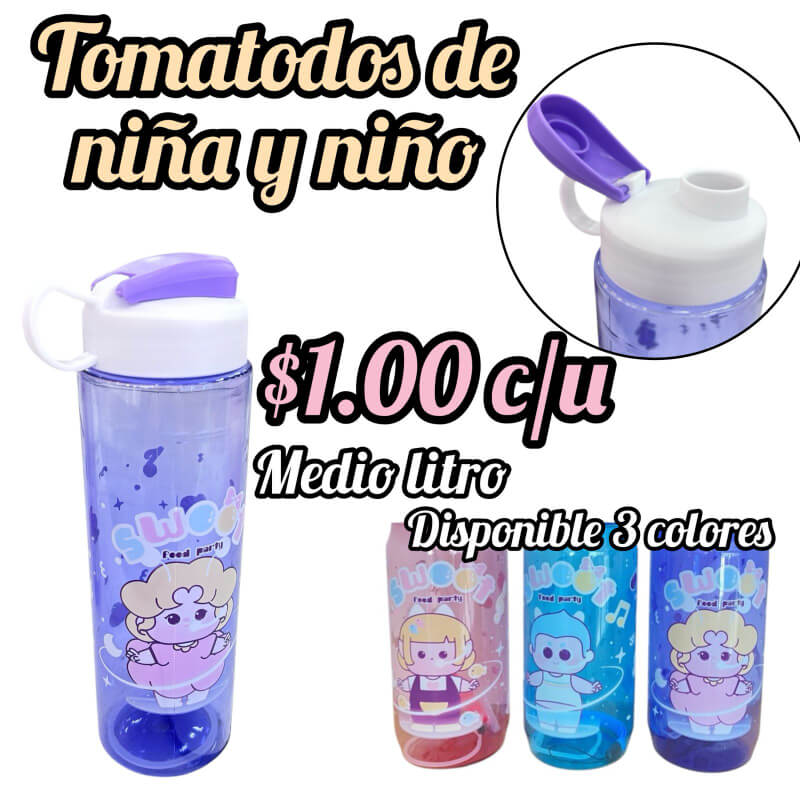 TOMATODO DE NIÑA Y NIÑO
