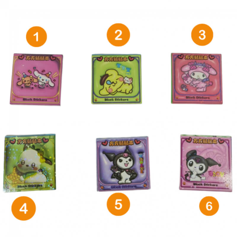 Block Stickers Sanrio