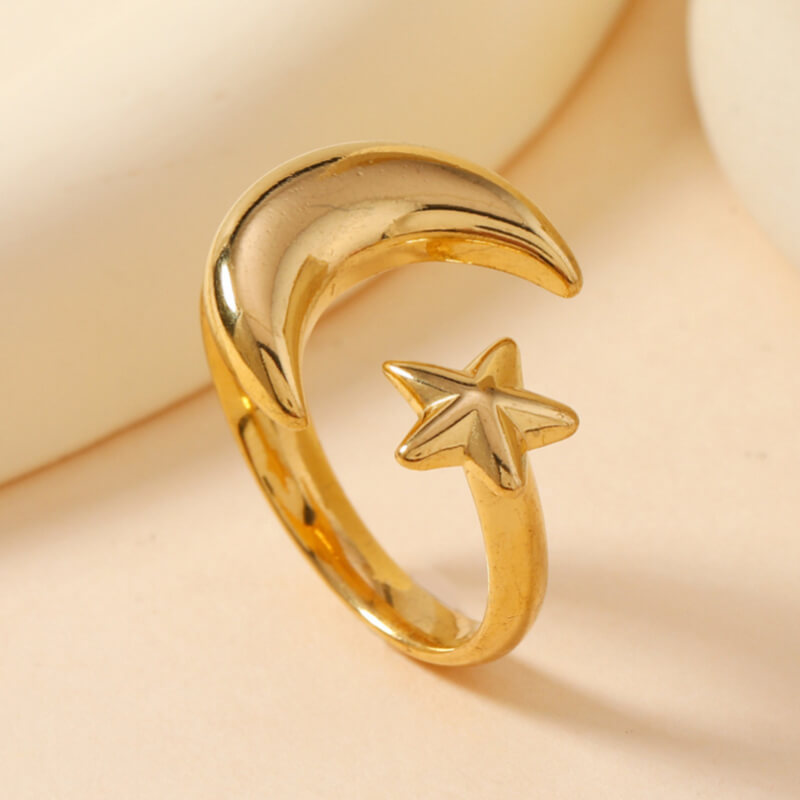 ANILLO LUNA Y ESTRELLA
