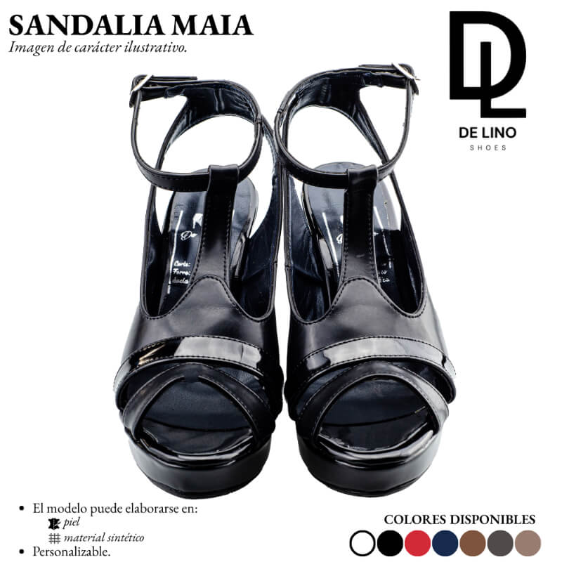 Sandalia Plataforma MAIA Sintética – Comodidad Ligera con Estilo Casual y Tiras Cruzadas