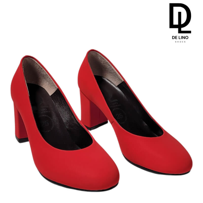 Zapatilla de Piel PRINCESA SIN PULSERA – Comodidad y Estilo Formal con Tacón Redondo de 6CM