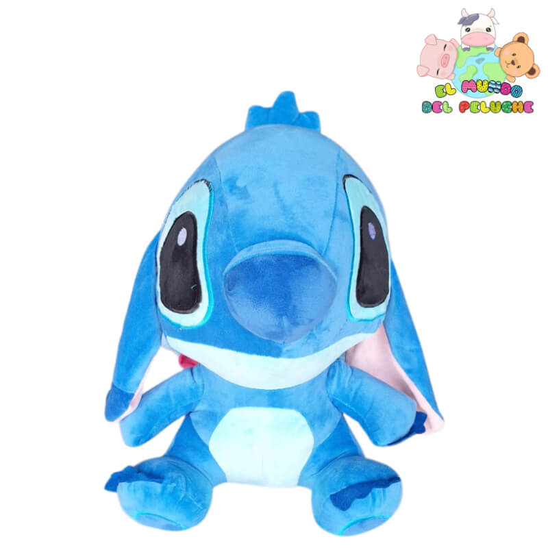 Peluche Stitch Cabezón #3 | Ojos Adorables y Diseño Divertido | 45cm x 20cm | El Mundo del Peluche