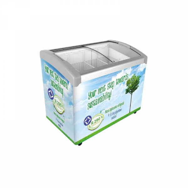 CONGELADOR PANORAMICO 1 PUERTA HORIZONTAL MODELO FREEZ-9-HC-9 PIES