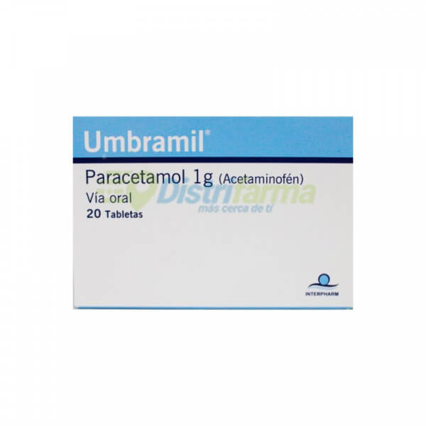 UMBRAMIL 1G TABLETAS X 20*2