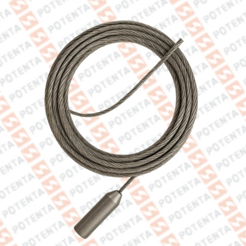 Kit extension para RF3100, cuerda l=2000mm y fijadores, posible cortar, UWT