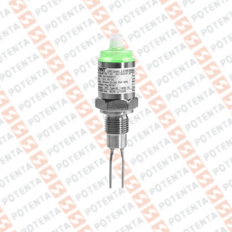 Sensor vibracion VN7120, nivel liq/sol, 24vdc push-pull io-link, 1/2npt l=64mm, ip69k, UWT