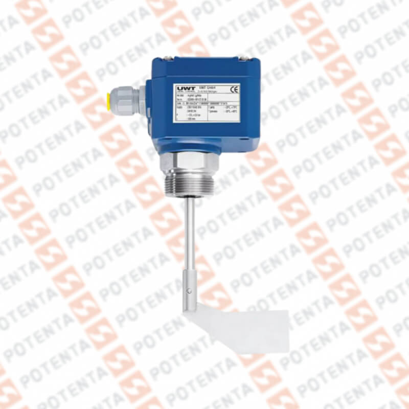 Paleta rotativa RN3 nivel sol, 22-230vac/vdc, rele spdt, b=35x106mm, l=150mm g1-1/4, UWT