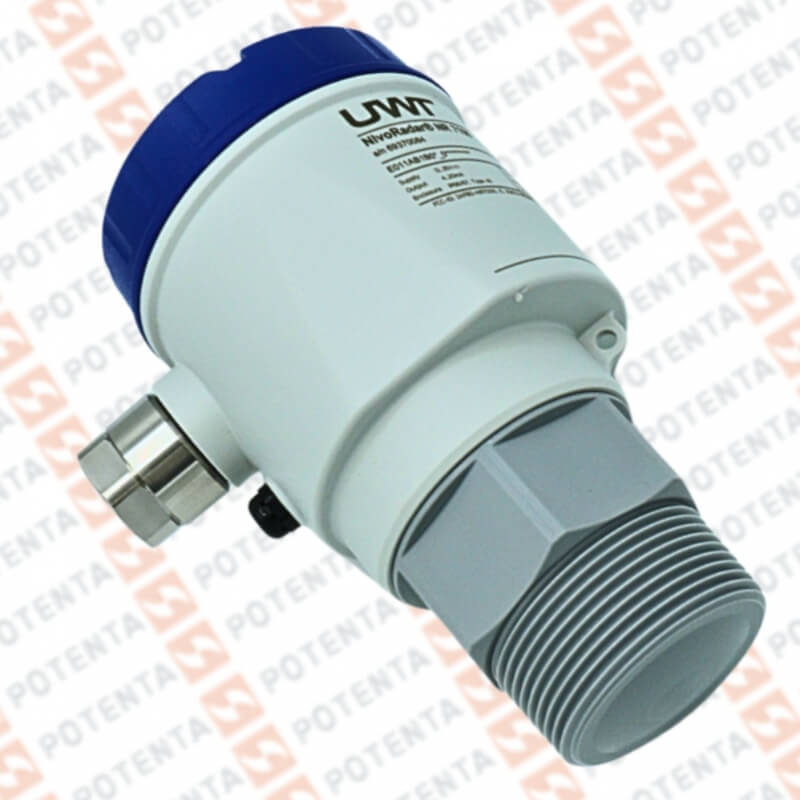 Transmisor radar NR7100, nivel liq/sol, 24Vdc 4-20ma, 8m, 1-1/2npt, config=BT, ip67, UWT