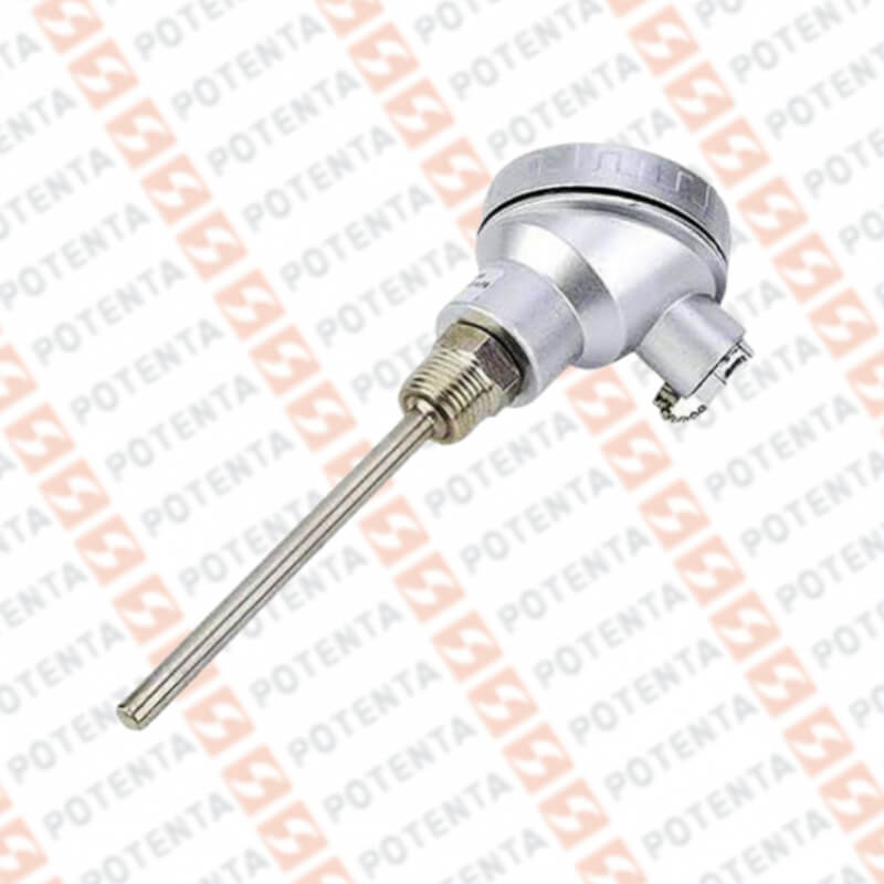 Rtd PT100-3h GP01, cabezal aluminio, b=1/4x10plg, 1/2npt, -200-200°C, Pyromation